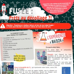 Fabriquer une fusée qui décolle...